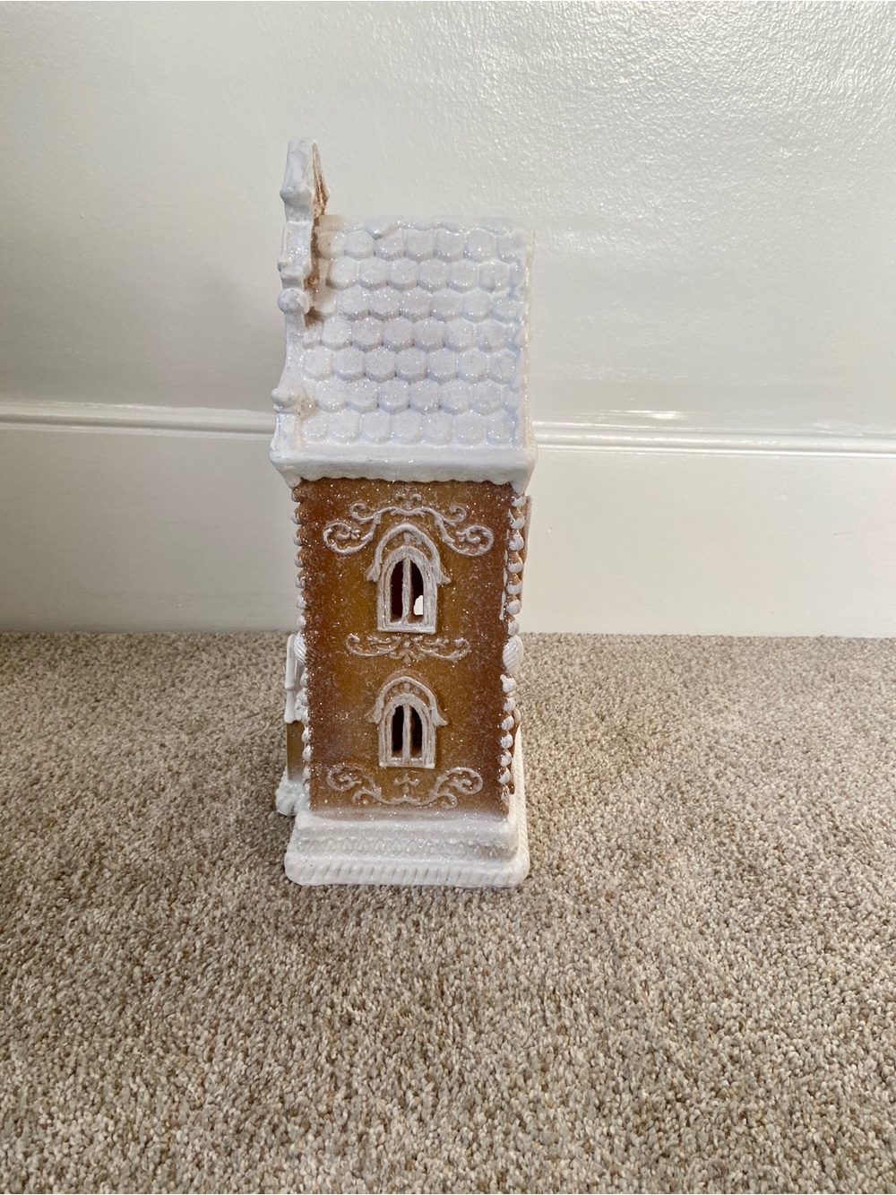 RAZ Imports Lighted LED Gingerbread House Townhouse Christmas Village - Picture 7 of 15